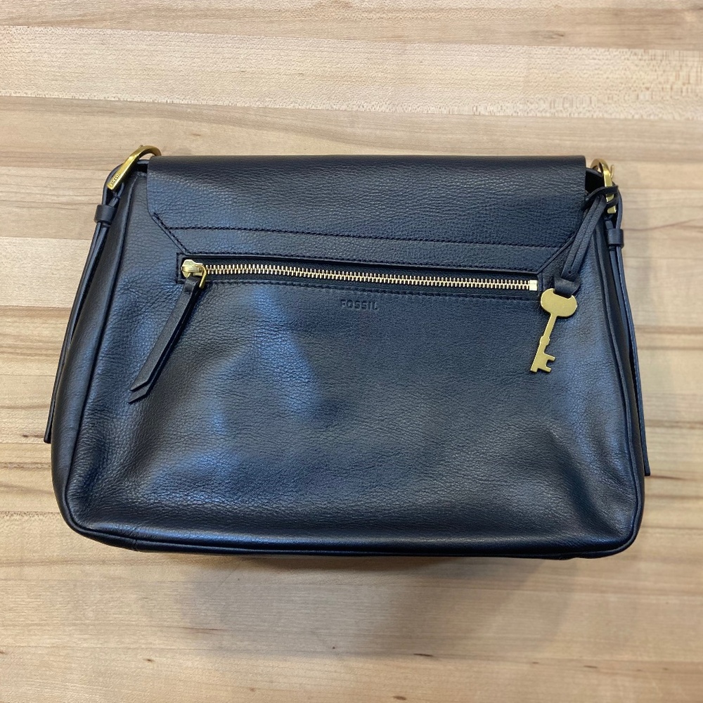 LIKE NEW FOSSIL Black Harper Bag